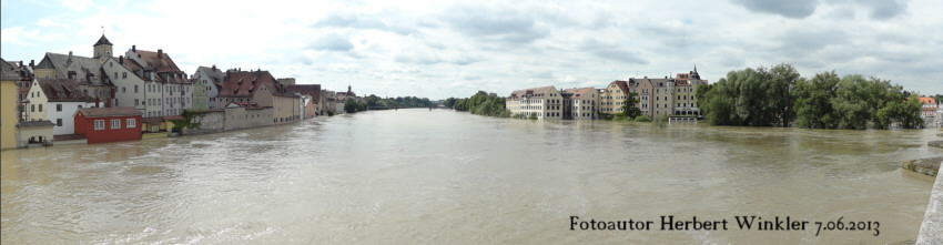 Hochwasser  Regensburg
