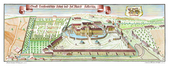 Schloss Kfering coloriert Herbert Winkler