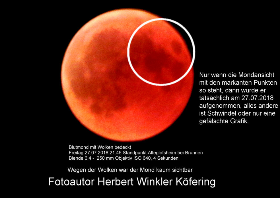Mondbild von Herbert Winkler Kfering