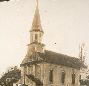 Kirche aufgenommen um 1900
