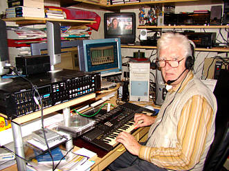 Herbert Winkler im Tonstudio 2011