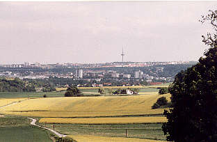 Blick vom Adlersberg nach Regensburg Foto Herbert Winkler